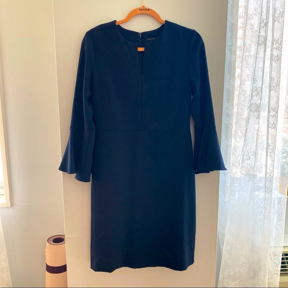 Ann Taylor Bell Sleeve Dress